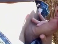 Enjoying the outdoors during the time that fucking and sucking in this public non-professional video. You can see that the smell of freshly cut grass makes this slut sexually excited as that babe sucks his cock hardcore and receives drilled in the open field.