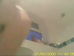 Isn't it a great idea to place a hidden cam in your bathroom and spy on your hot girlfriend? This hot homemade voyeur vid is actually worth watching!