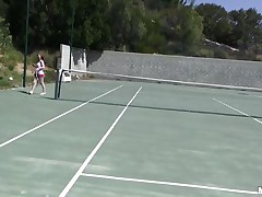 She is out on the tennis court on a bright, warm and sunny day. it makes her very hot and willing to shed her clothes to get rid of her heat. this babe receives into the shower to reveal a pair of zeppelins that can drive a man crazy and an arse that is a enjoyment to look at. coach is going to enjoy her body.